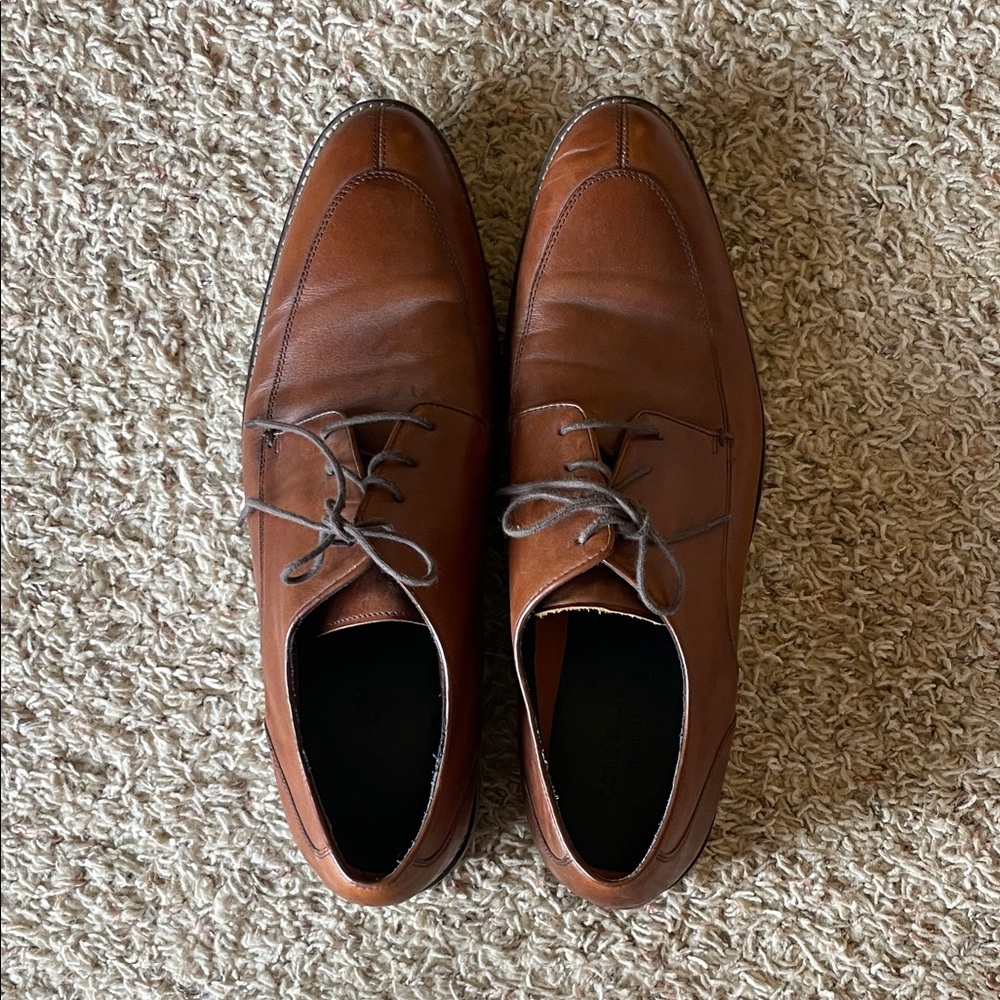 Cole Haan Tan Leather Oxfords